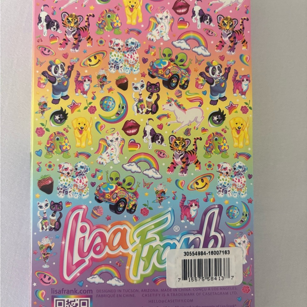 Casetify Lisa Frank iPhone 2024 Pro iPhone 16 Pro Case - Rainbow Multicolor - Picture 3 of 4